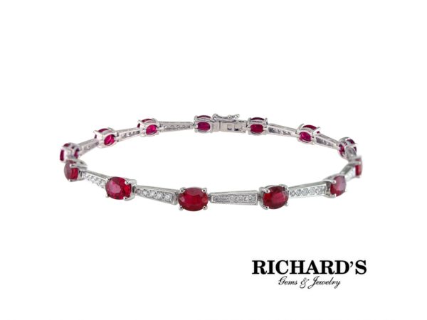 Ruby Bracelet And Diamond