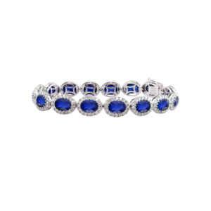 Sapphire And Diamonds Bracelet