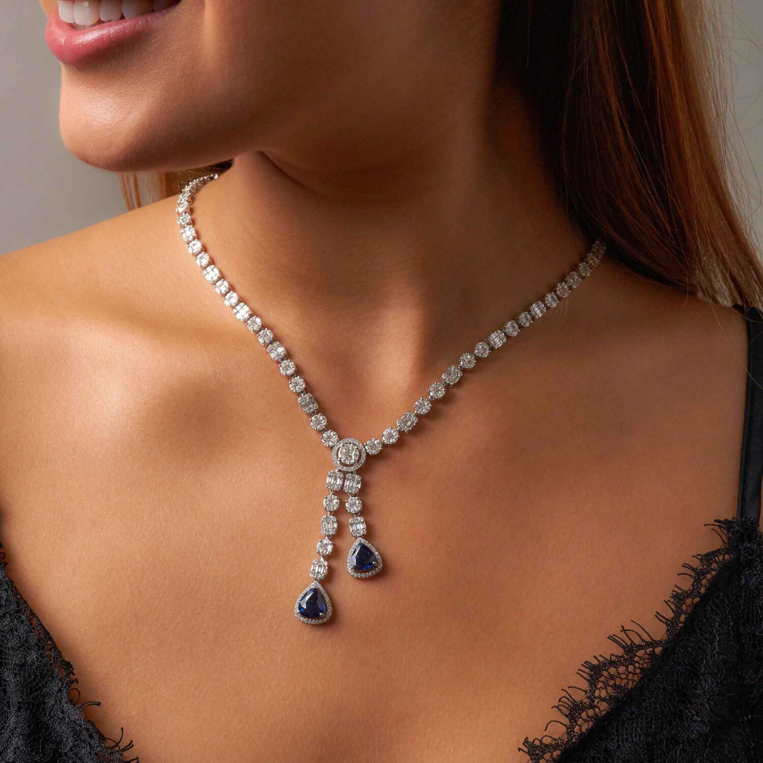Sapphire Necklace - Richards Gems and Jewelry