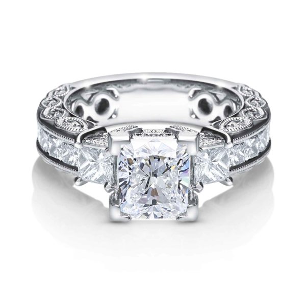 Engagement Ring Unique Art Deco