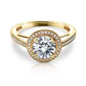 Engagement Ring Round Diamond Halo