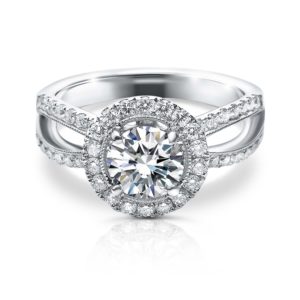 Engagement Ring Round Halo