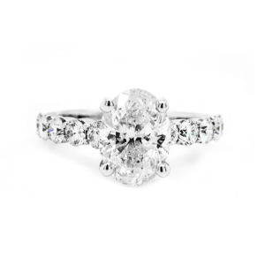 2 Carat Oval Diamond Engagement Ring