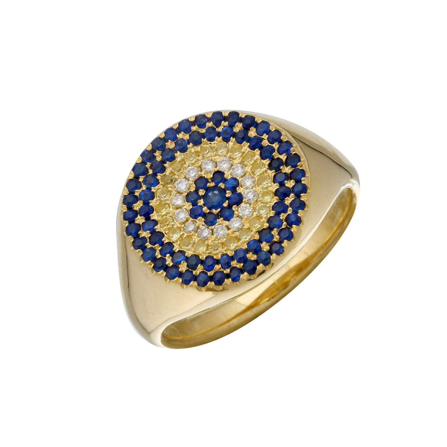 Evil Eye Ring Gold – J&CO Jewellery