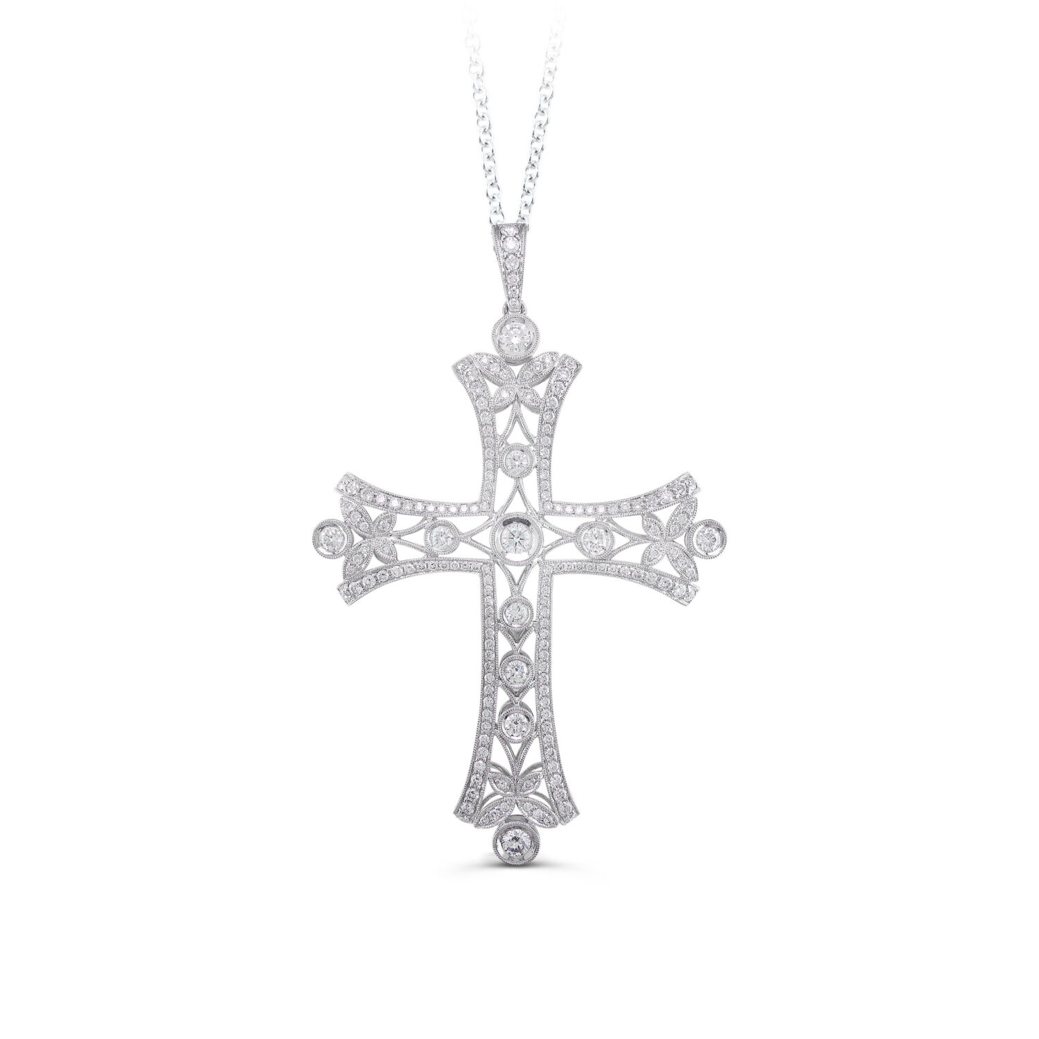 Ornate Cross Necklace – Highlifeglam