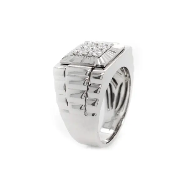 White gold rolex discount ring