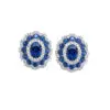 Sapphire and Diamond Earrings
