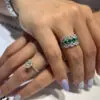 Emerald and Diamond Ring