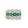 Emerald and Diamond Ring