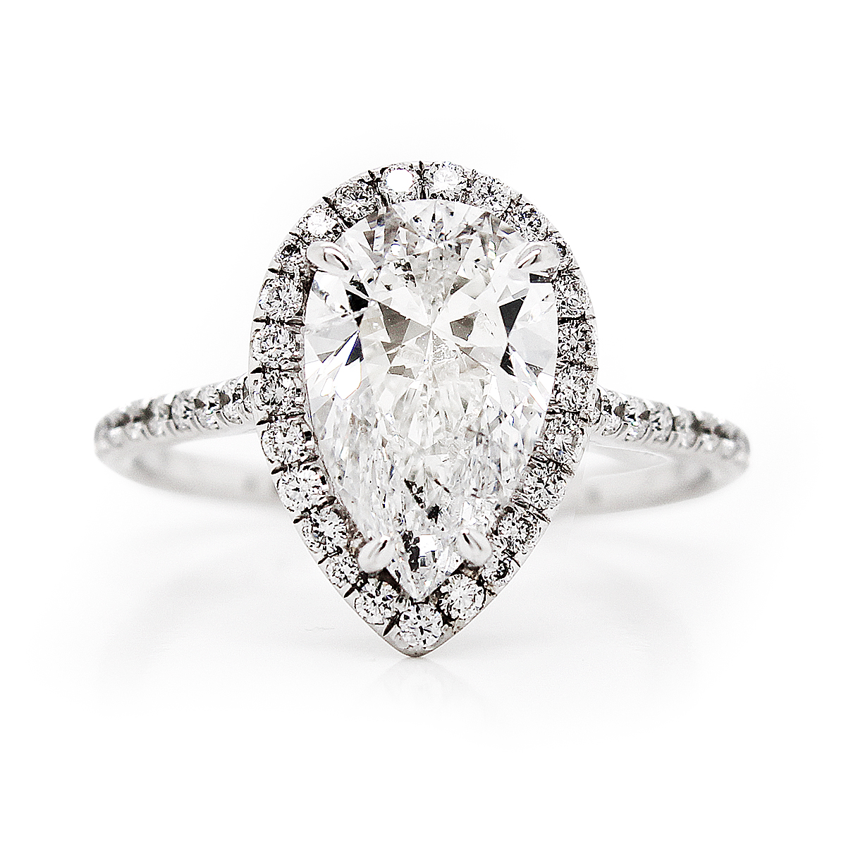 Pear Shape Engagement Ring